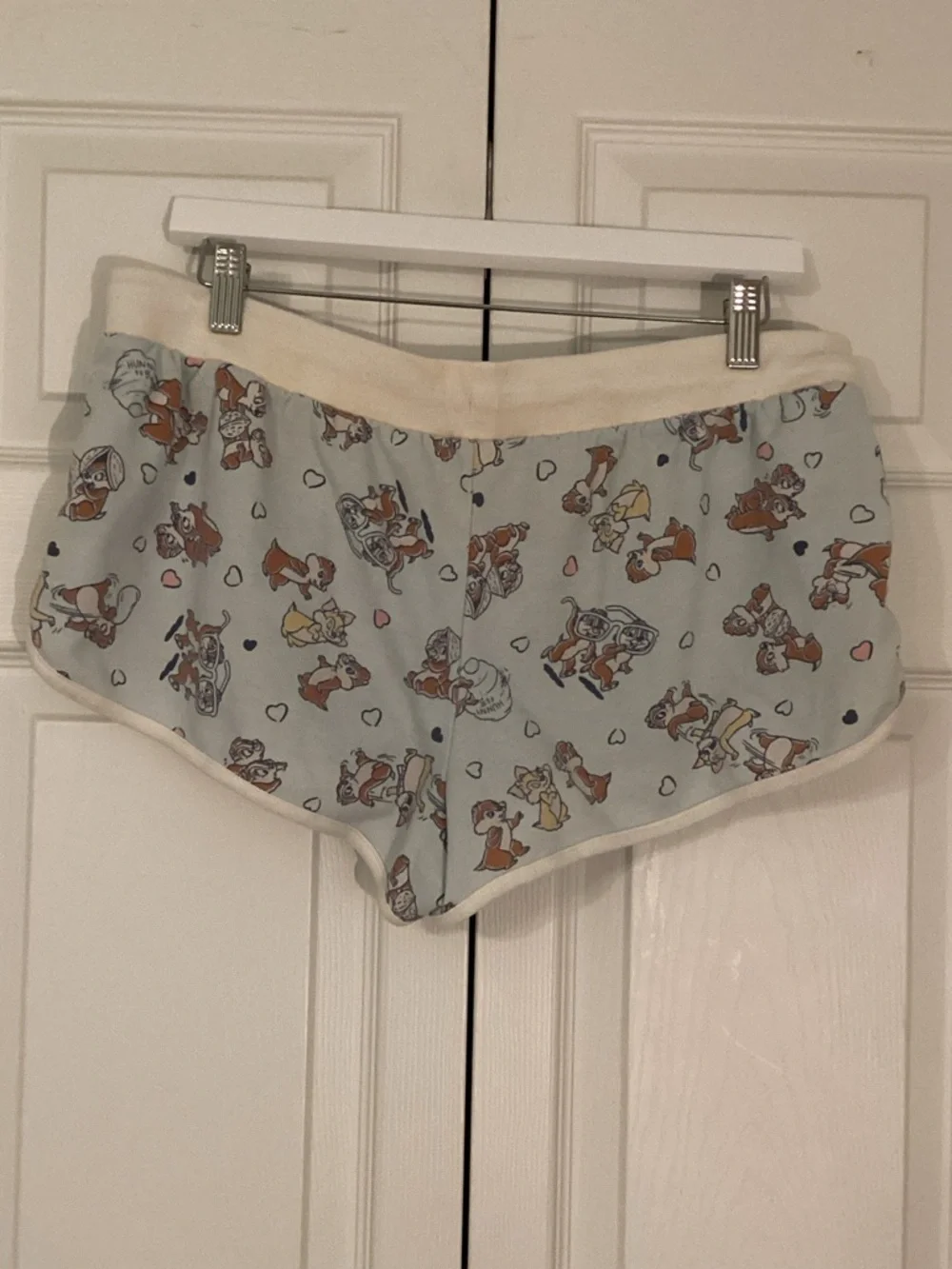 Chip And Dale Disney Chipmunk Lounge Shorts with Drawstring Waist Large - Picture 3 of 7